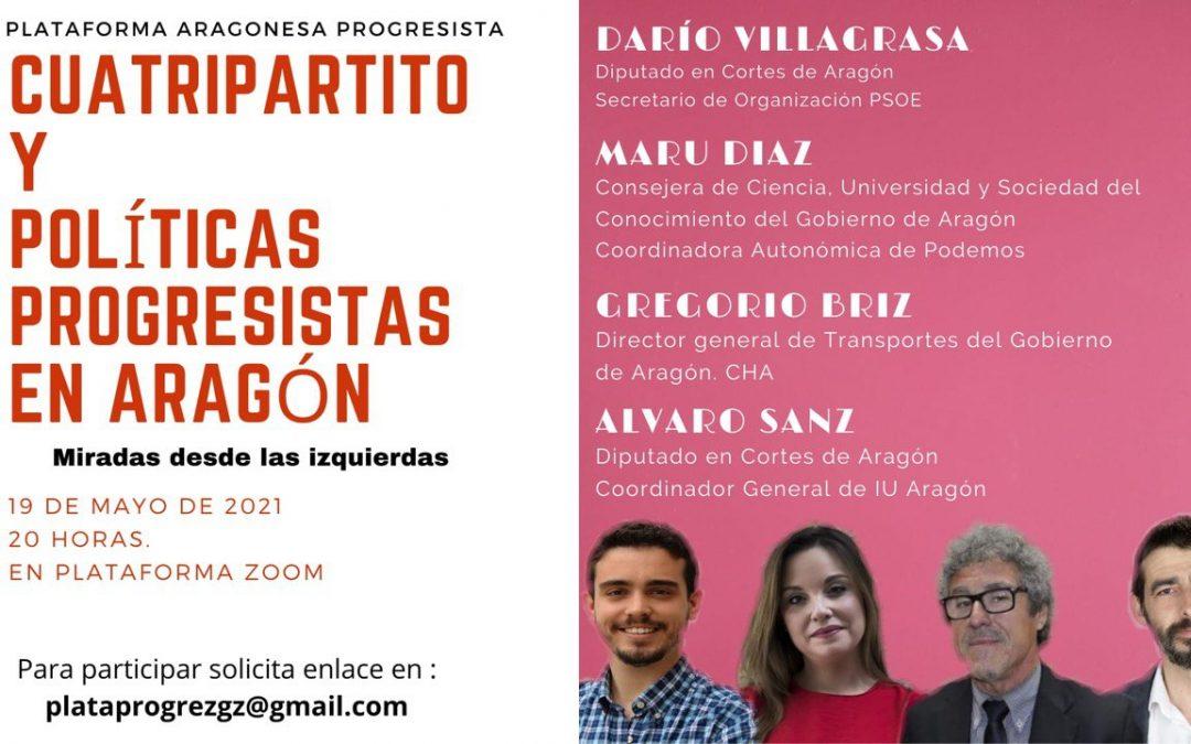 Charla: Cuatripartito y políticas progresistas en Aragón