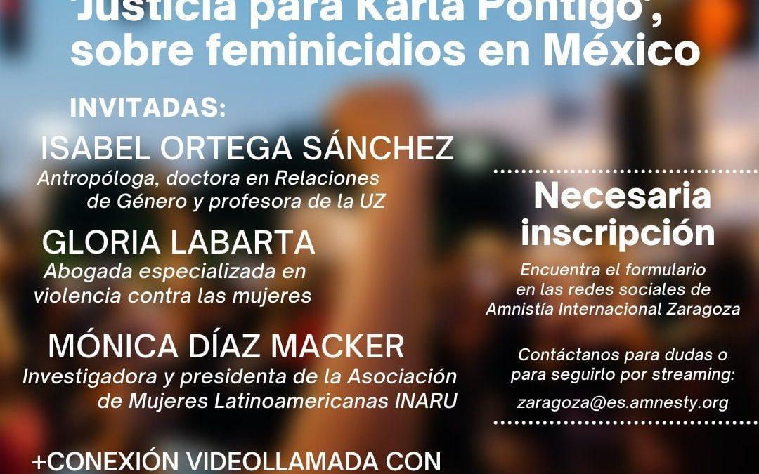 Proyección + coloquio ‘Justicia para Karla Pontigo’