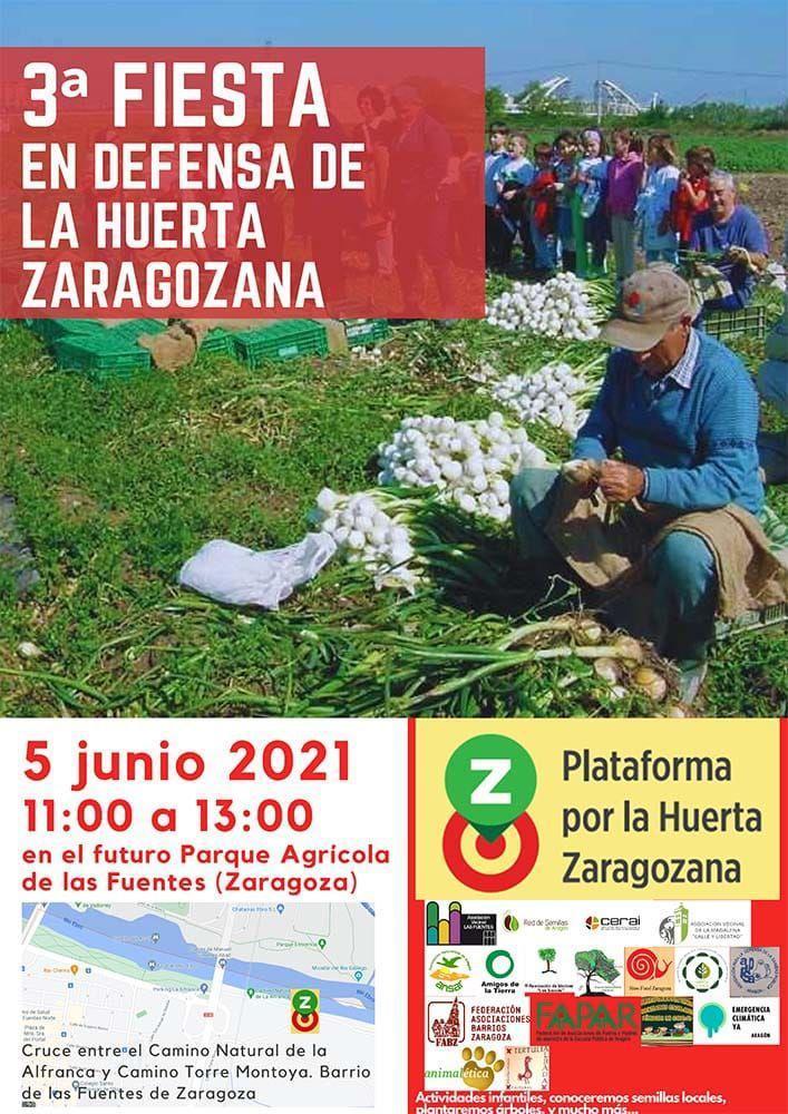3ª fiesta en defensa de la huerta zaragozana