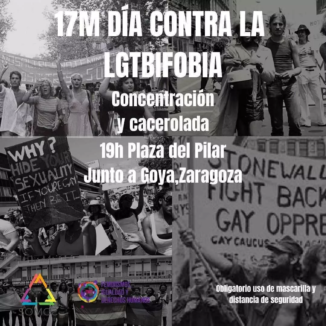 Concentración y cacerolada Día contra la LGTBIFOBIA
