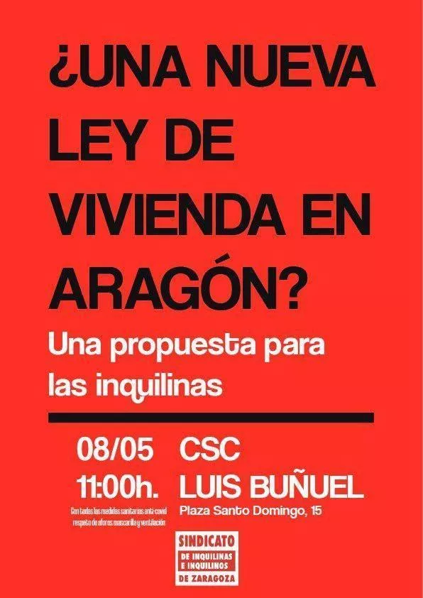 Charla: ¿Una nueva ley de vivienda en Aragón?