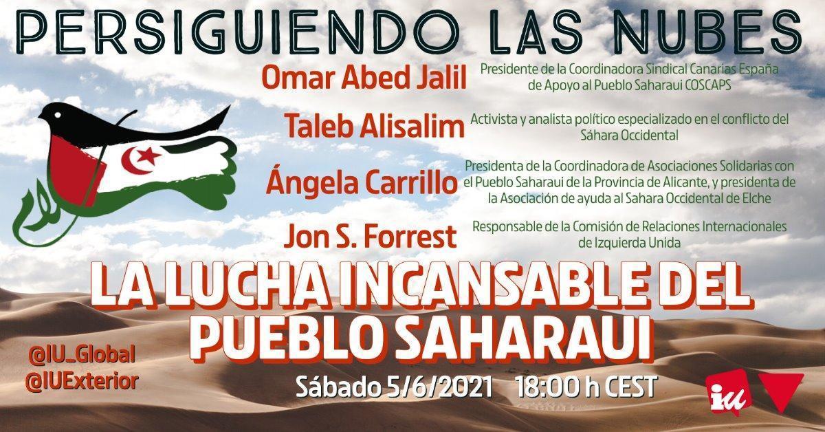 Encuentro virtual «Persiguiendo las nubes: la incansable lucha del pueblo saharaui»