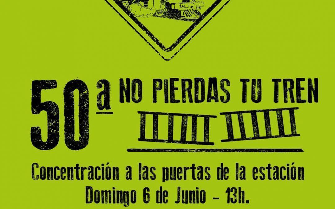 50ª concentración en Monzón: Aragón no pierdas tu tren