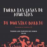 Concentración Fuera Casas de Apuestas de nuestros barrios