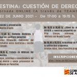 Jornada online: Palestina, cuestión de derechos