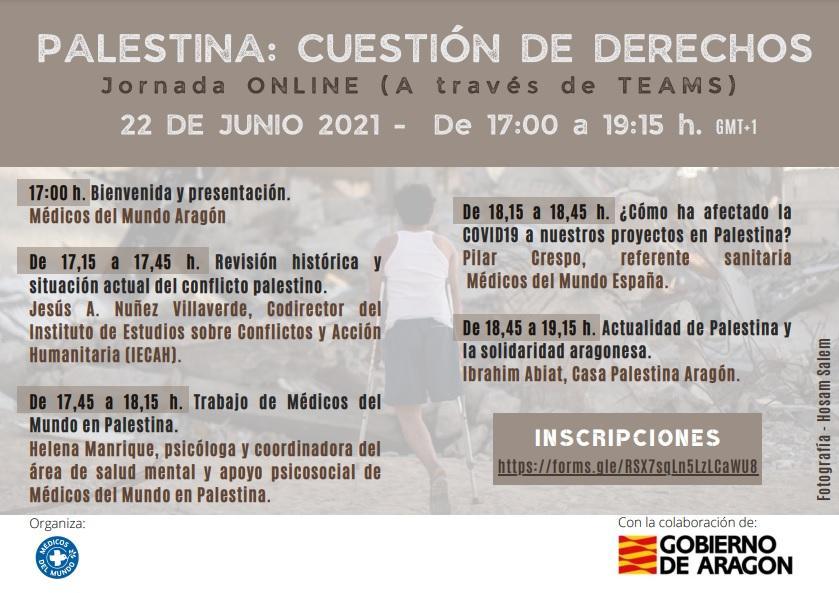 Jornada online: Palestina, cuestión de derechos