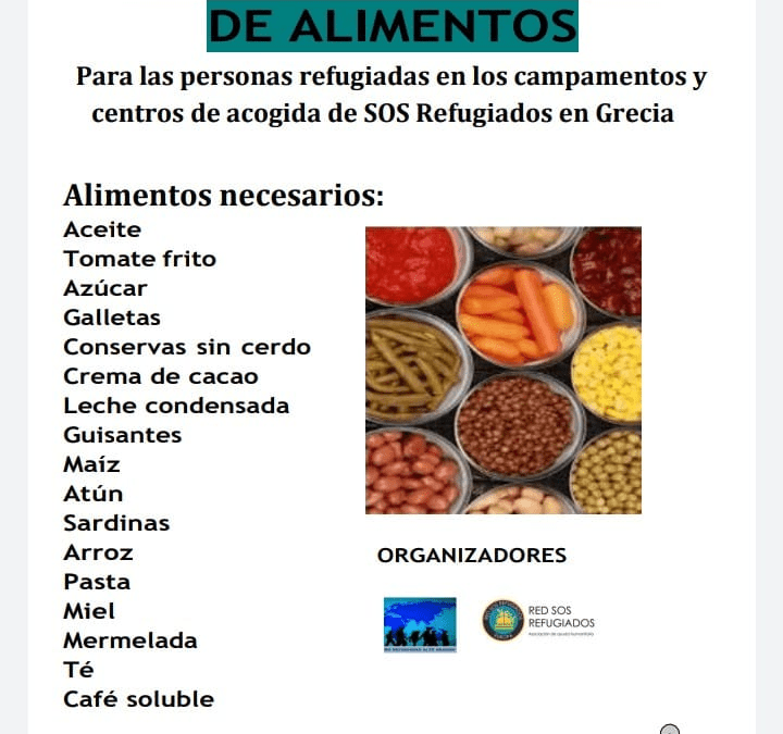 Recogida solidaria de alimentos