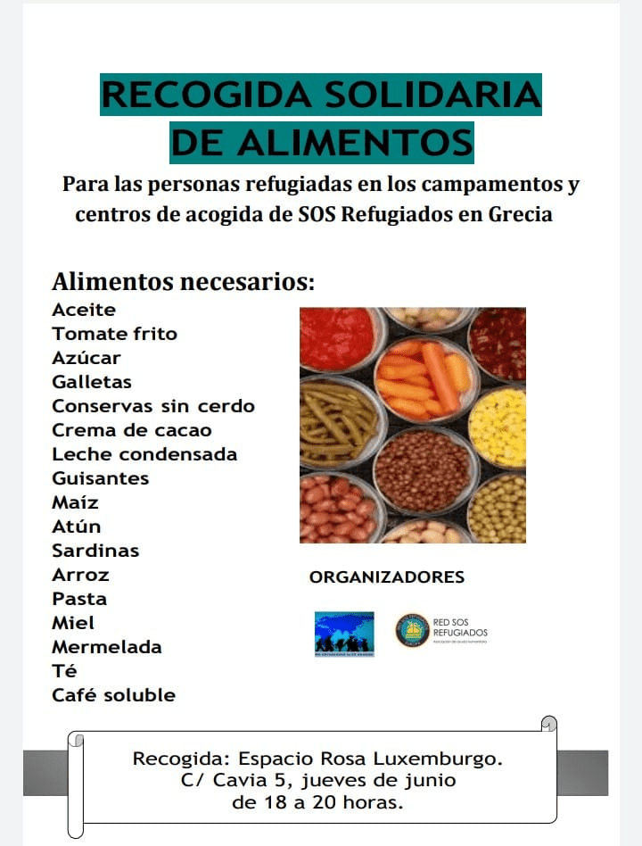 Recogida solidaria de alimentos