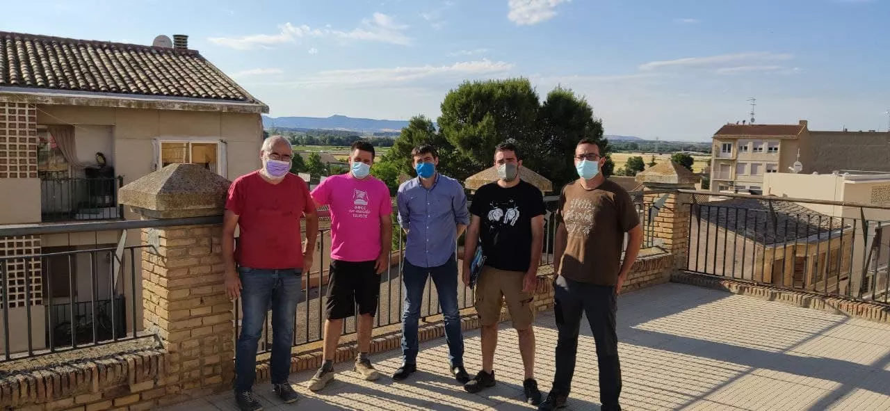 IU Aragón reunión en Tauste