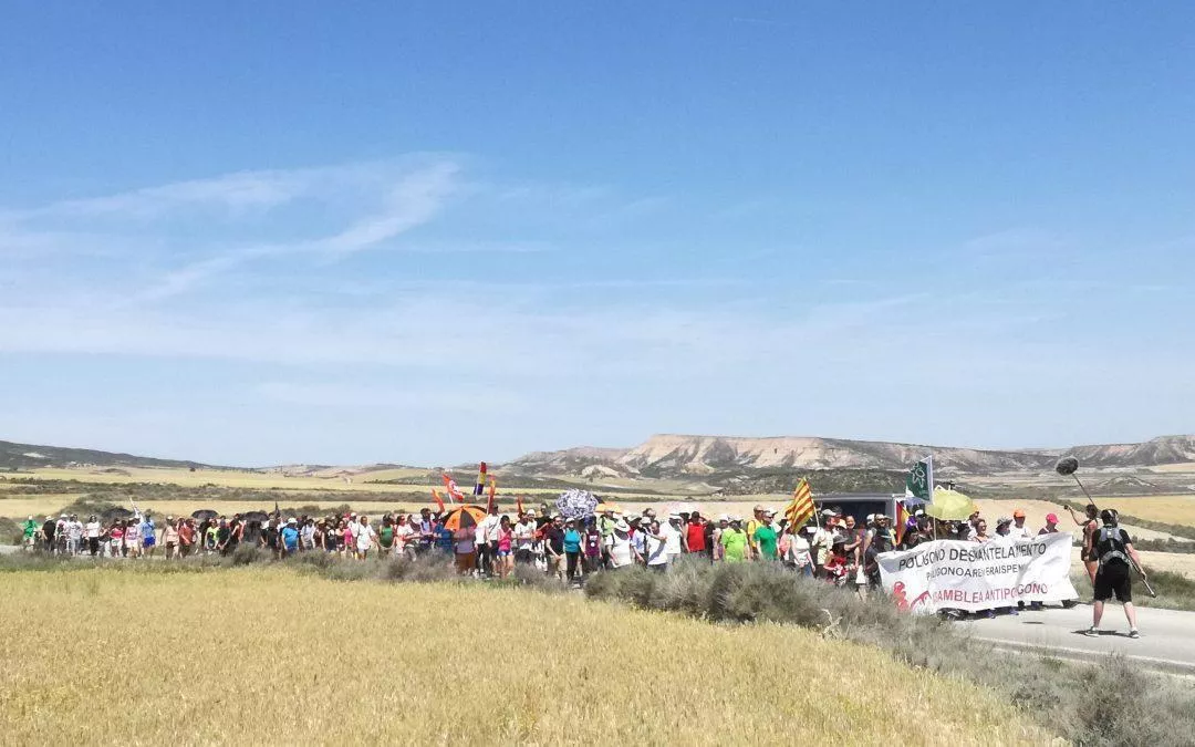La Plataforma NO a las Guerras de Ejea y Pueblos convoca este domingo una concentración por el desmantelamiento del polígono de tiro en las Bardenas