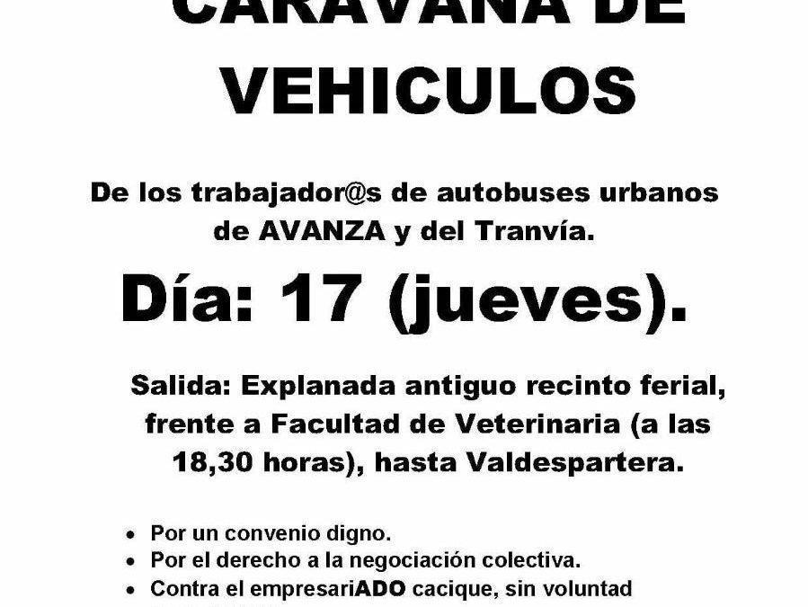 Caravana de vehículos