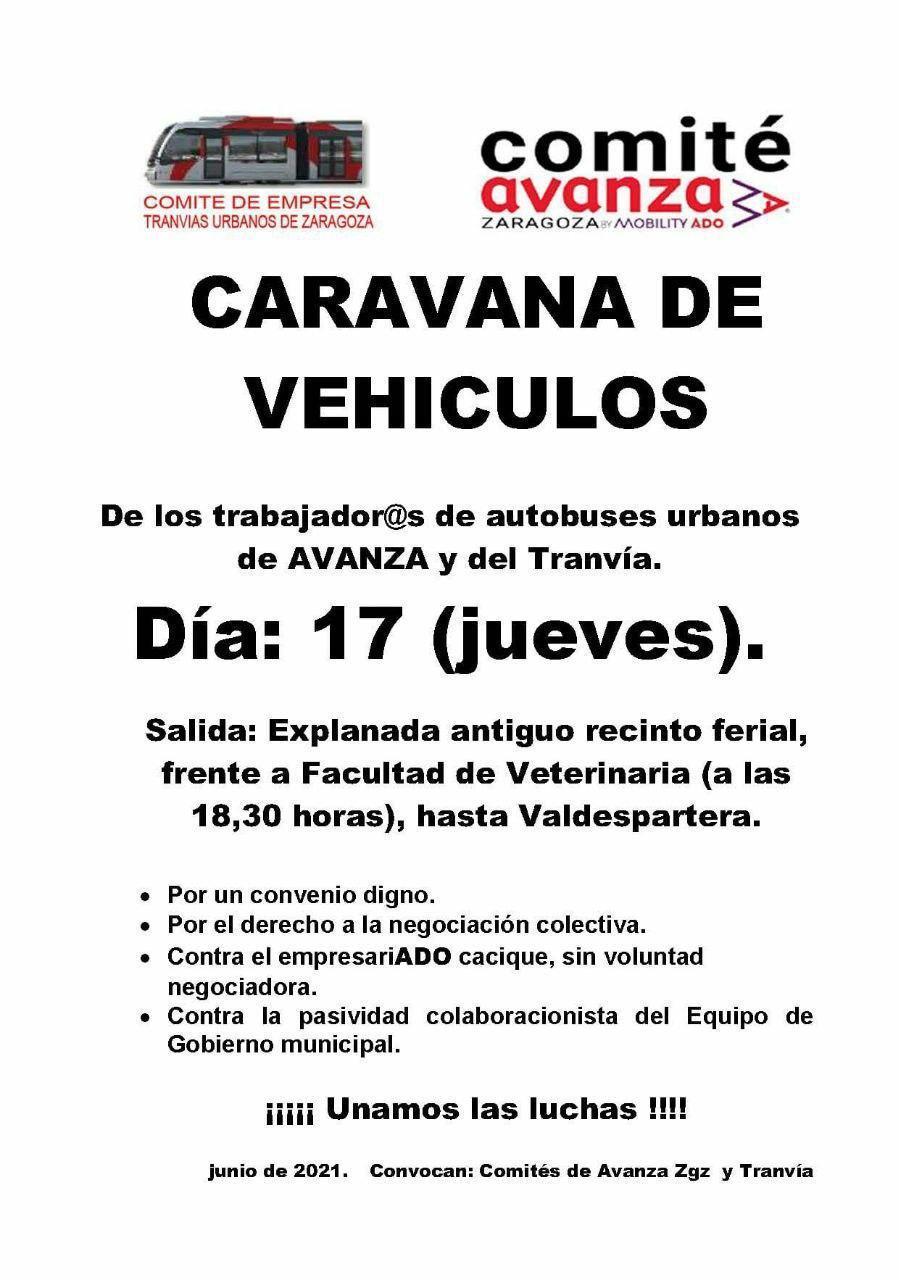 Caravana de vehículos