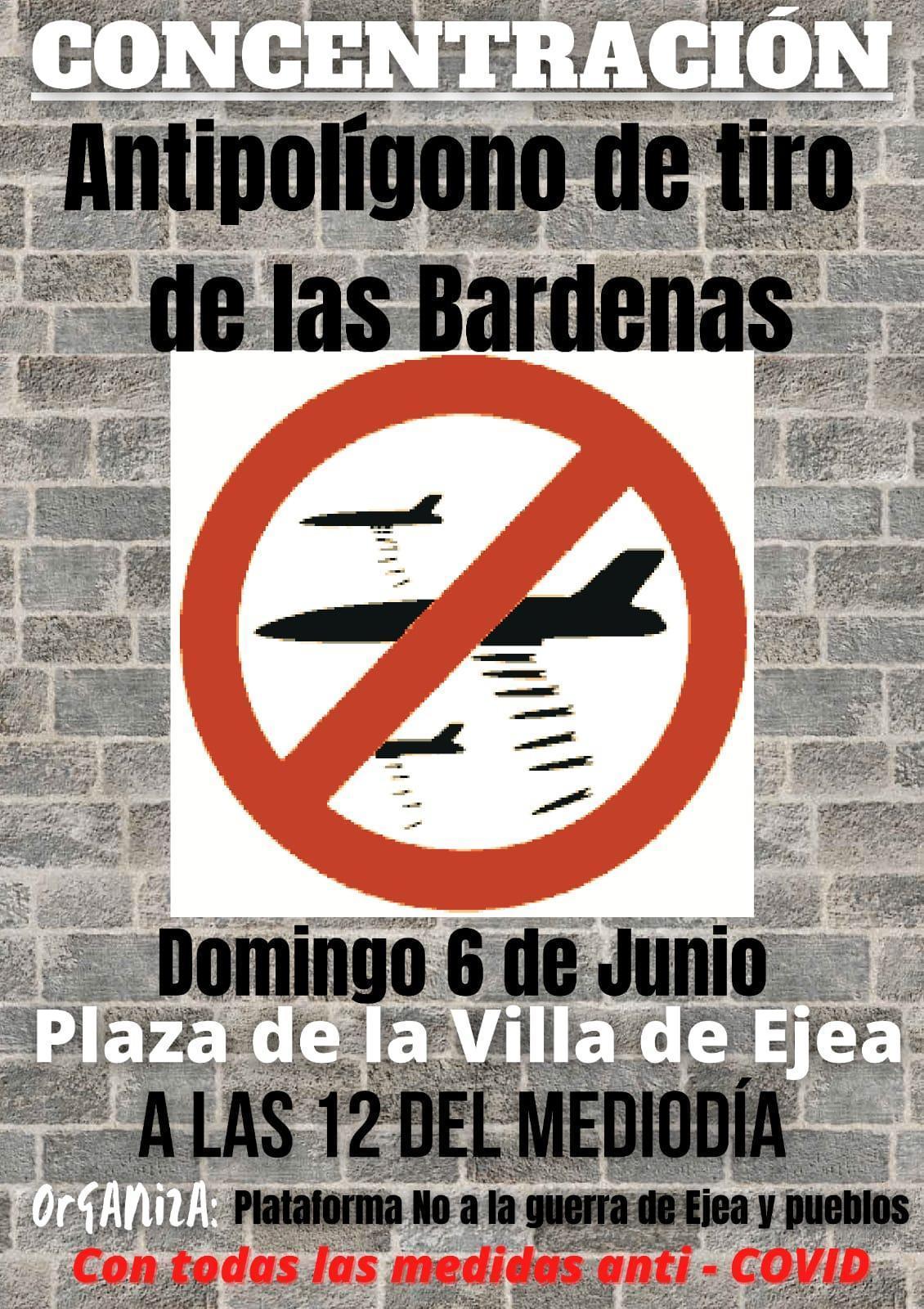 Concentración Antipolígono de tiro de las Bardenas