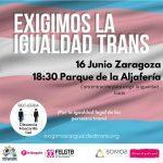 Concentración: Exigimos igualdad trans
