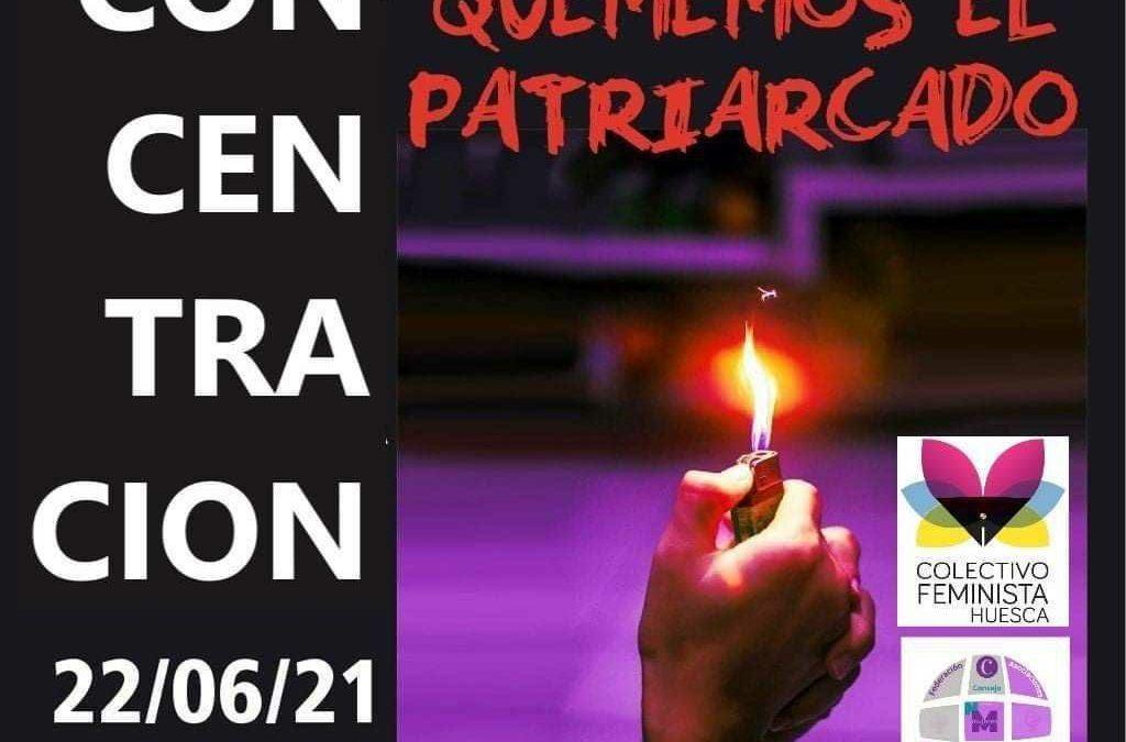 Concentración: los machistas nos matan, quememos el patriarcado