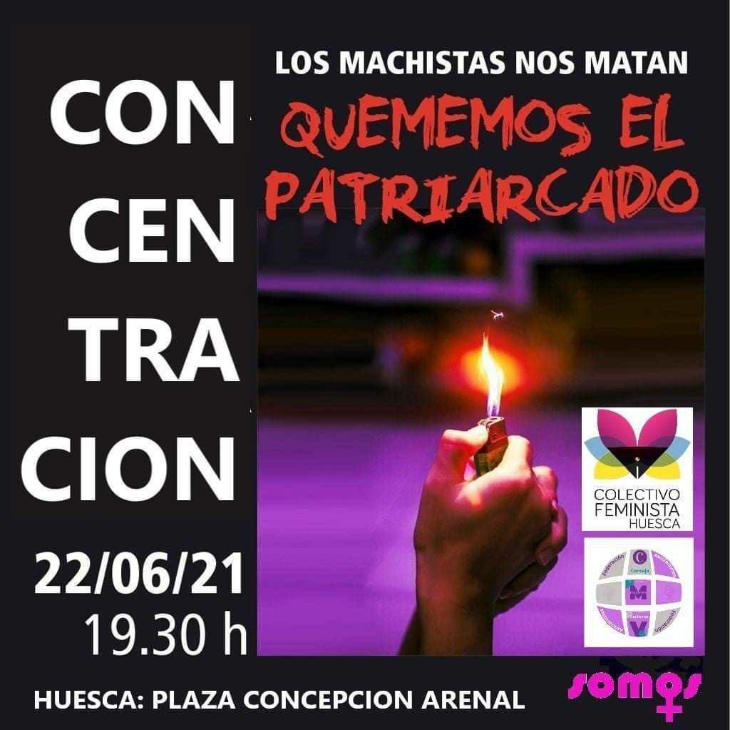 Concentración: los machistas nos matan, quememos el patriarcado
