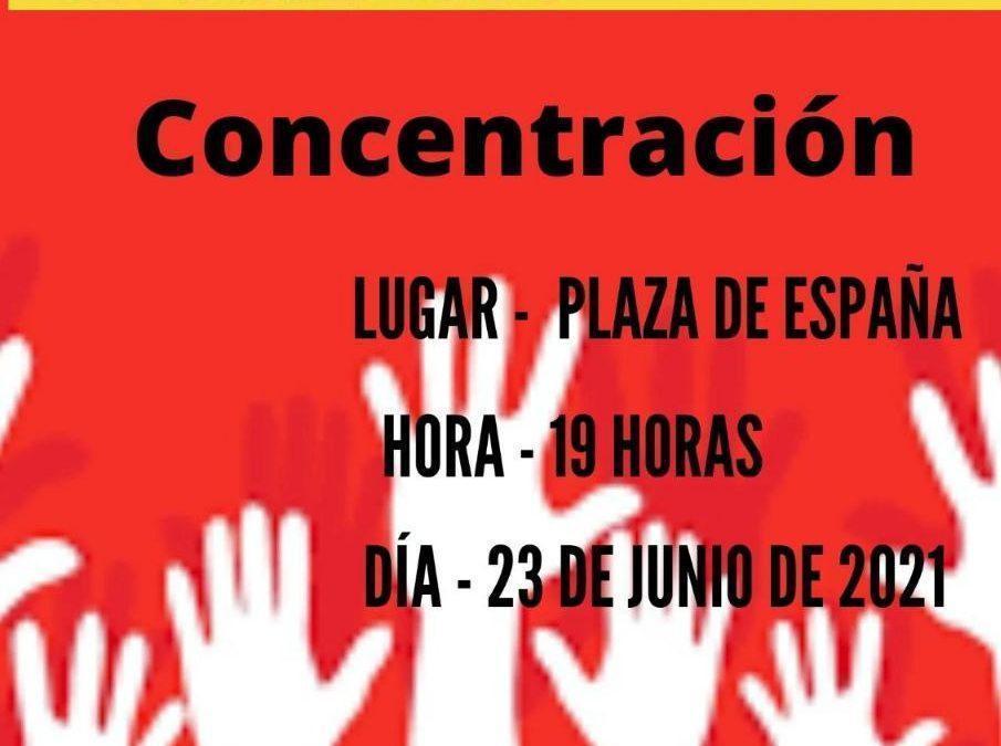 Llamamos a participar en la concentración por el fin del bloqueo a Cuba