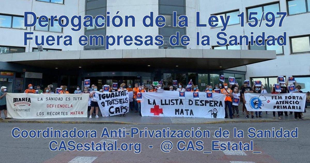 Mesa informativa contra las privatizaciones
