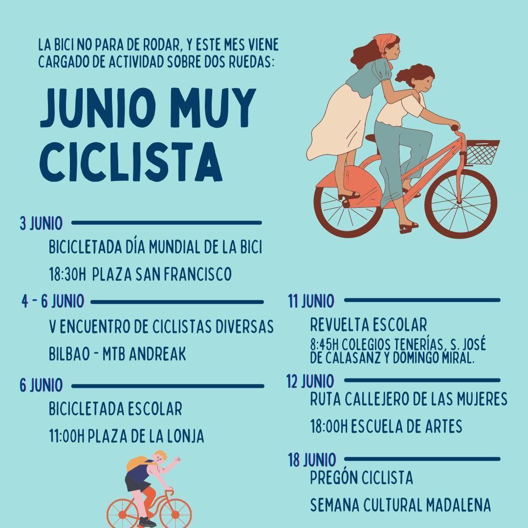 Junio muy ciclista