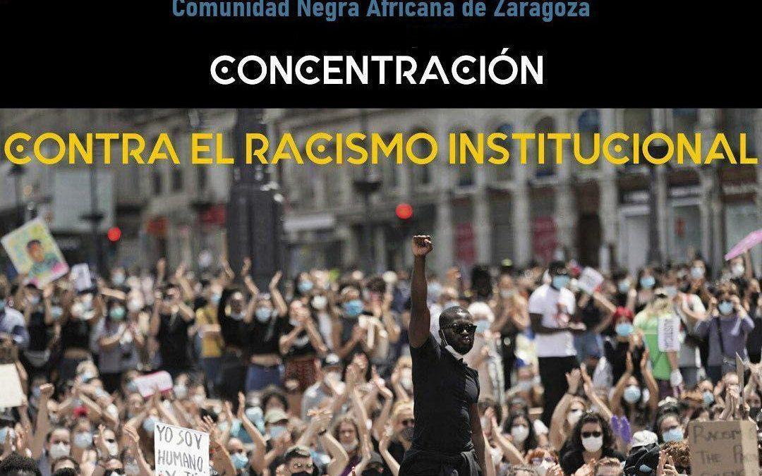Concentración contra el racismo institucional