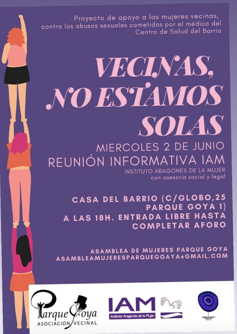 Reunión informativa: Vecinas, no estamos solas