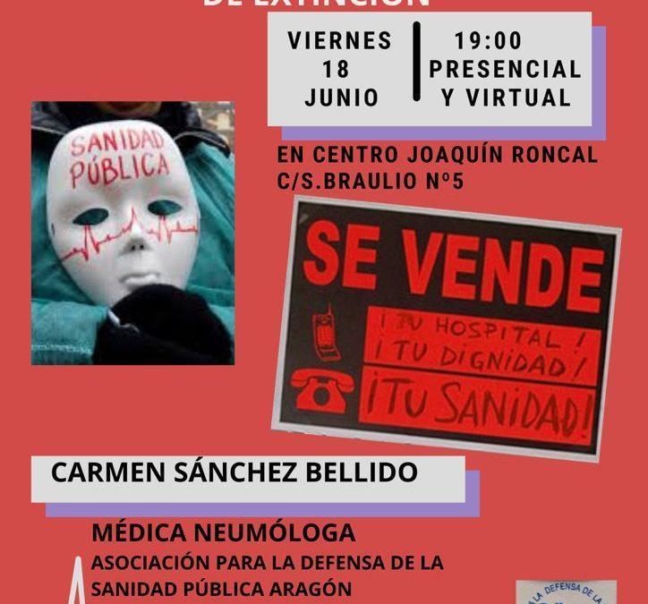Debate: ‘La sanidad pública en peligro de extinción’
