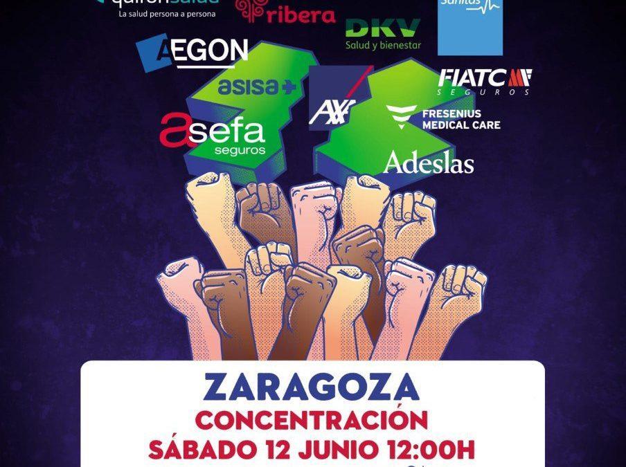 Concentración por la sanidad pública