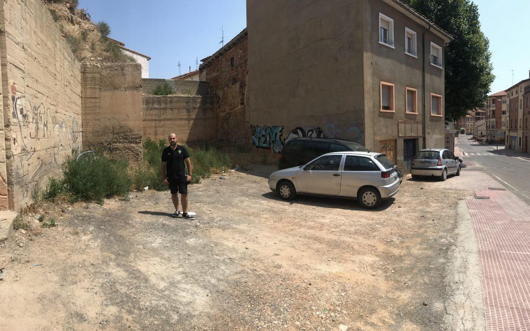 Ganar Teruel propondrá una prueba piloto para el plan de reacondicionamiento de solares en el barrio de San Julián