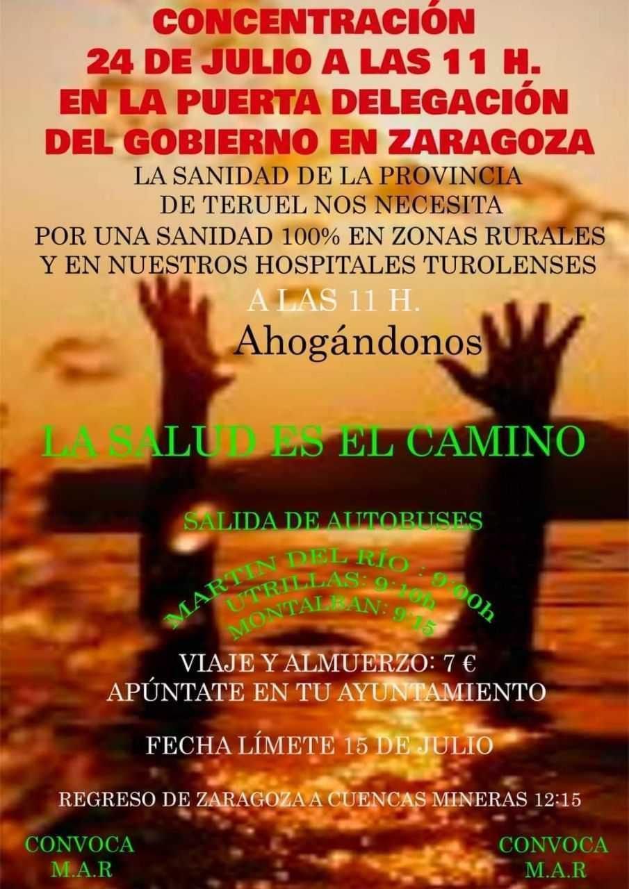 Acto en defensa de la sanidad rural