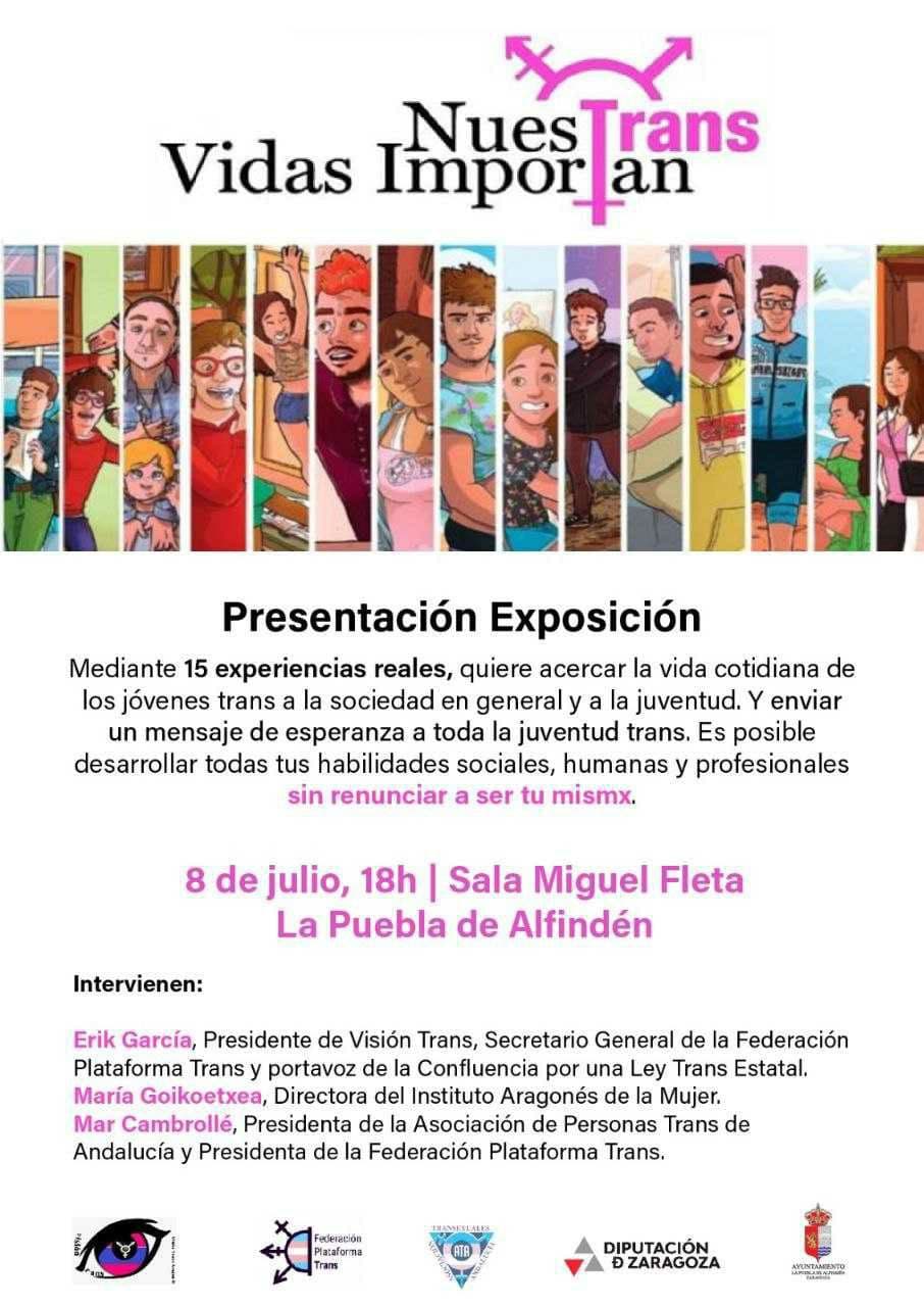Presentación de la exposición 'NuesTrans vidas Importan'