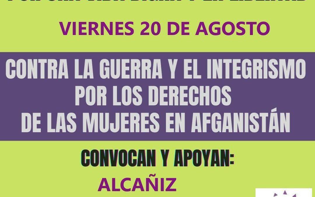 Concentración en apoyo a las mujeres afganas