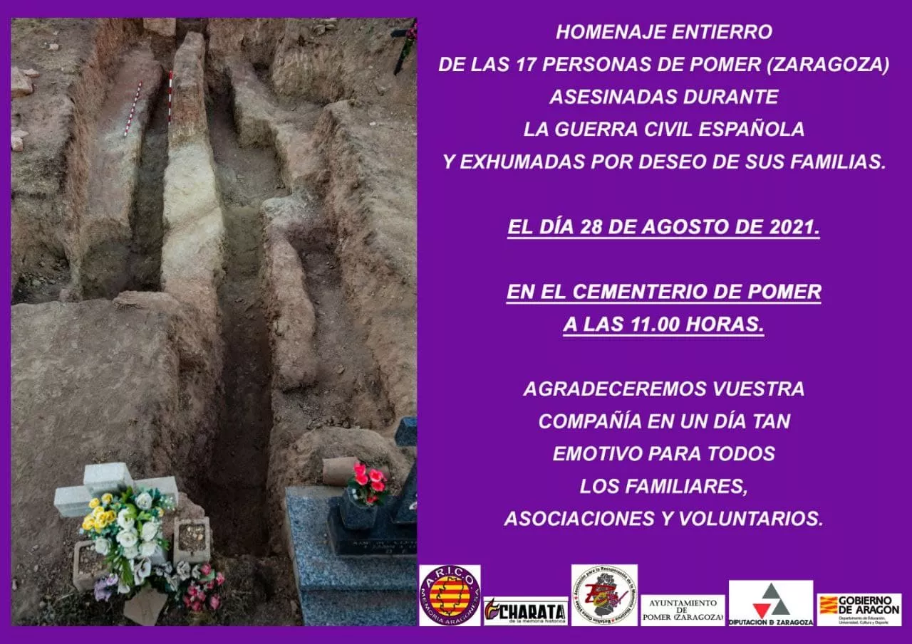Homenaje- entierro en Pomer