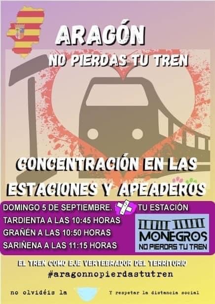 Aragón no pierdas tu tren: Monegros
