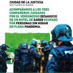 Acompañamiento a los juzgados desahuciados del Sareb