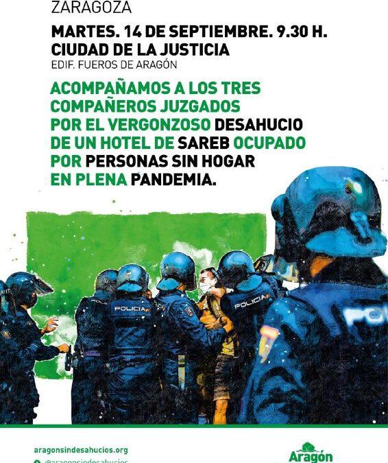 Acompañamiento a los juzgados desahuciados del Sareb