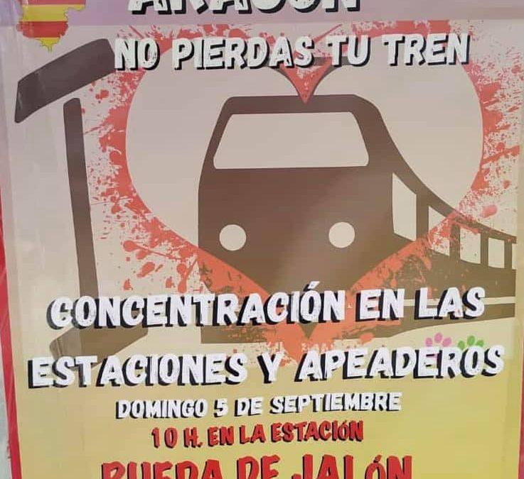 Aragón no pierdas tu tren: Rueda de Jalón