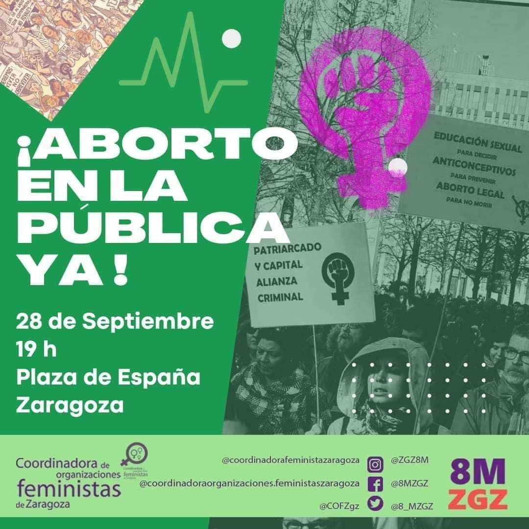 Concentración ¡Aborto en la pública ya!