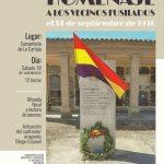 Homenaje a los vecinos fusilados el 14 de septiembre de 1936