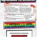Concentración contra la oleada de agresiones LGTBIfóbicas