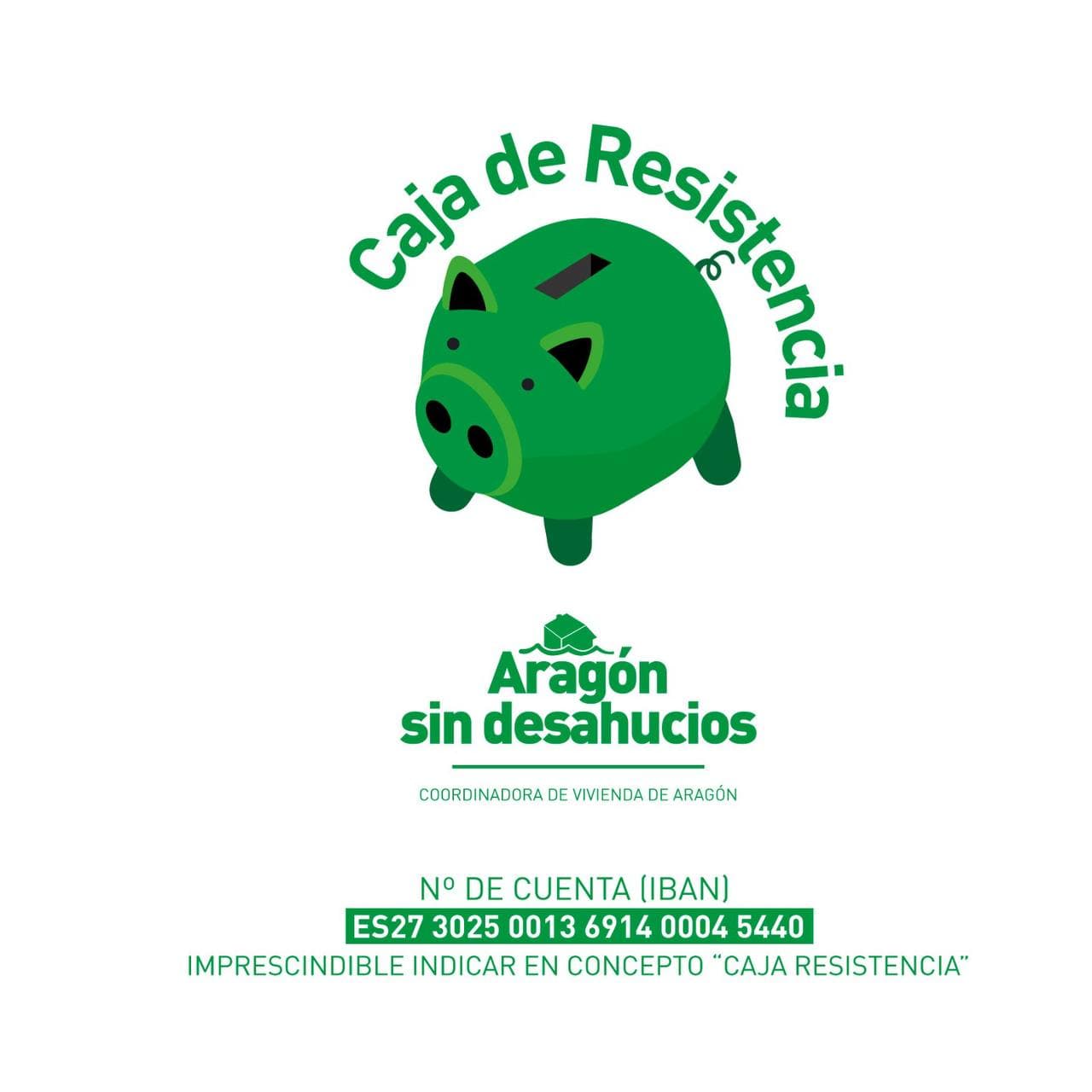 La Coordinadora de Vivienda de Aragón pone en marcha una Caja de Resistencia