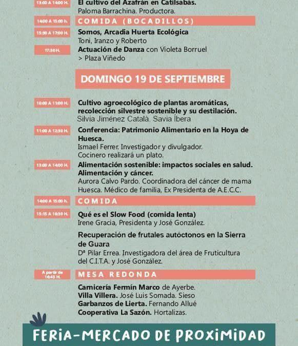 2 Jornadas de Agroecología y feria de producto de proximidad de Loporzano