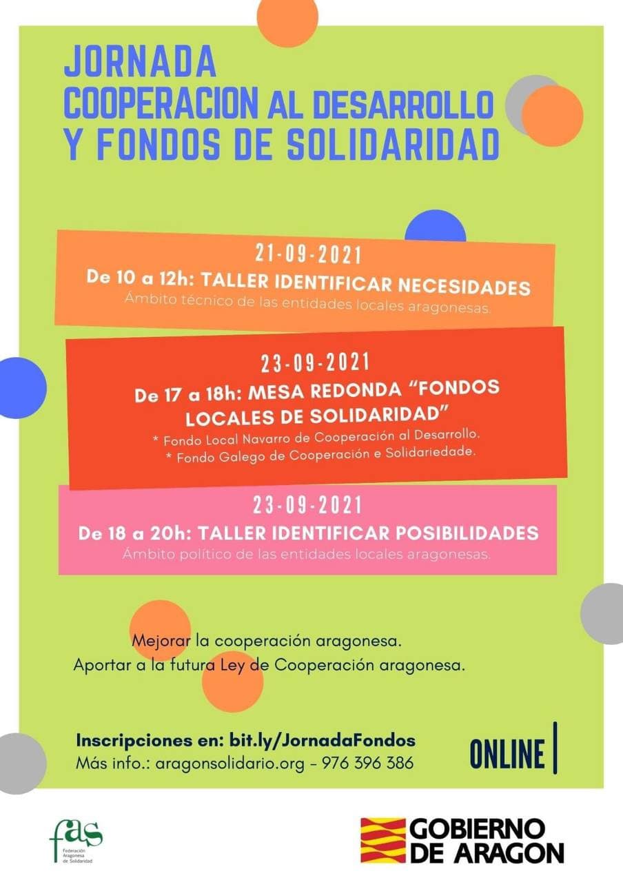 Jornada Cooperación al desarrollo y Fondos de solidaridad