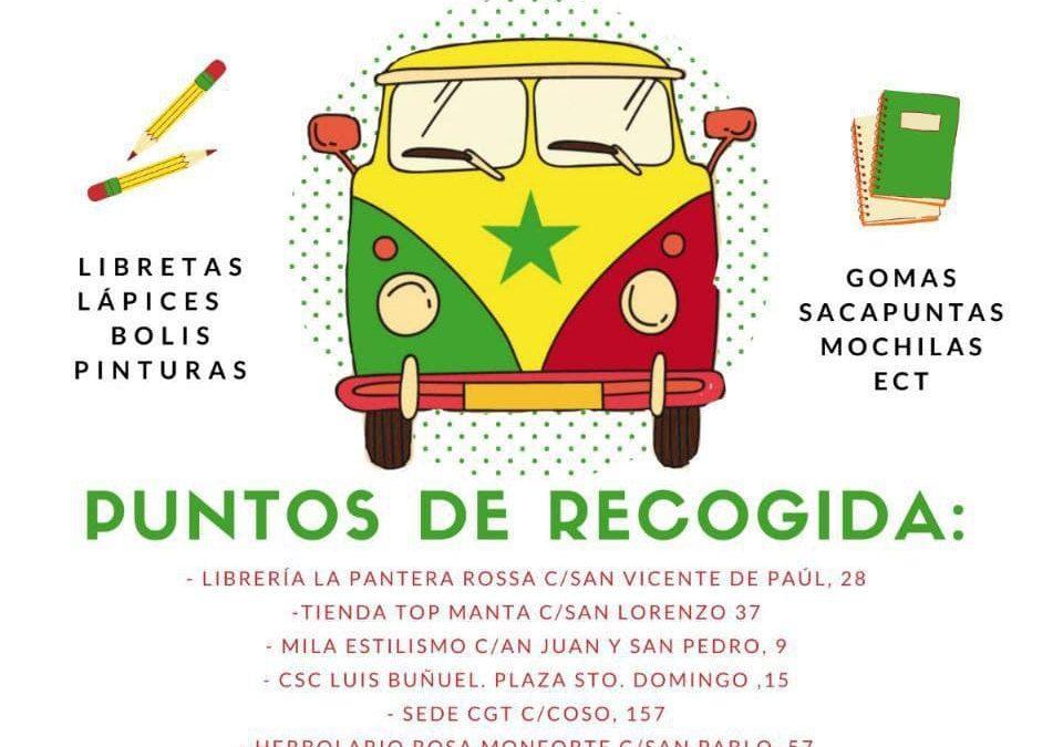 Recogida de material escolar