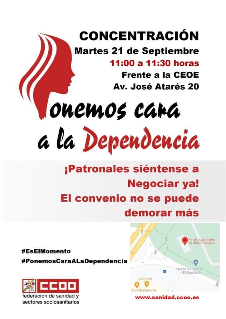 Concentración 'Ponemos cara a la dependencia'