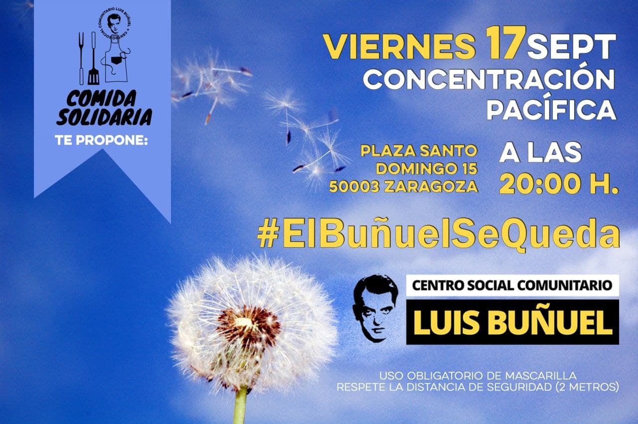 Concentración pacífica: El Buñuel se queda
