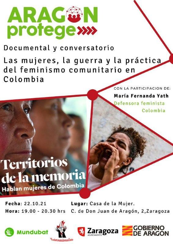 Documental y conversatorio: 'Las mujeres, la guerra y la práctica del feminismo comunitaria en Colombia'