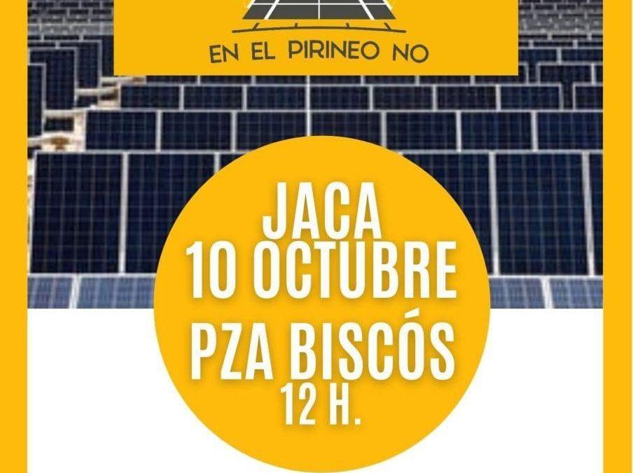 Concentración: Macroplantas solares en el Pirineo NO