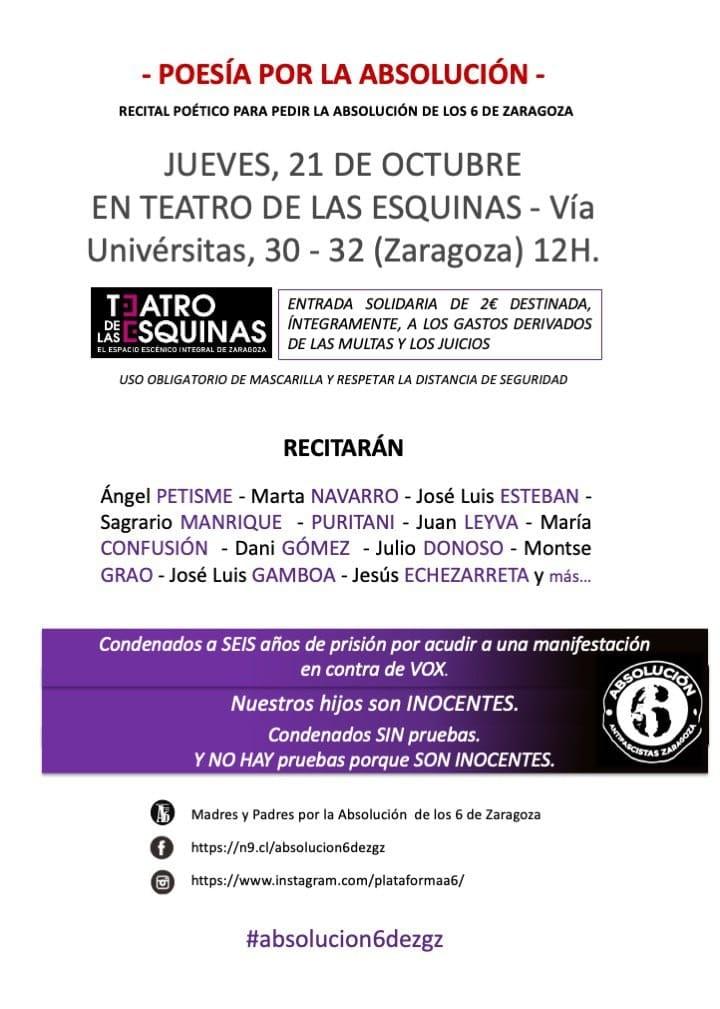 Poesía por la absolución