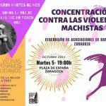 Concentración contra las violencias machistas