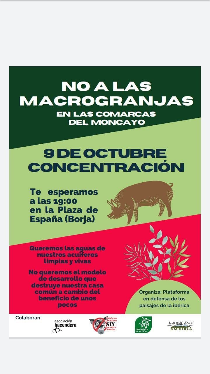Concentración: No a las macrogranjas